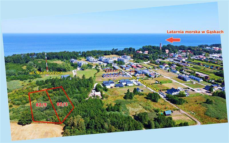 Działki gruntu leżące w kompleksie działek, Gąski, gm. Mielno