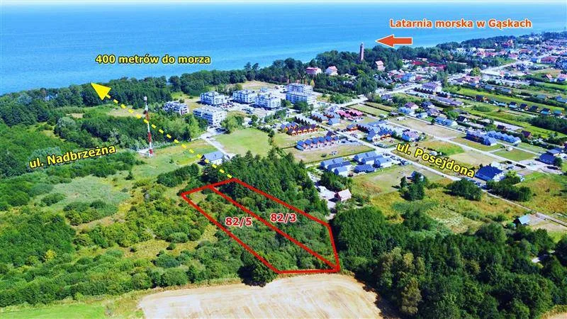 Działki gruntu leżące w kompleksie działek, Gąski, gm. Mielno