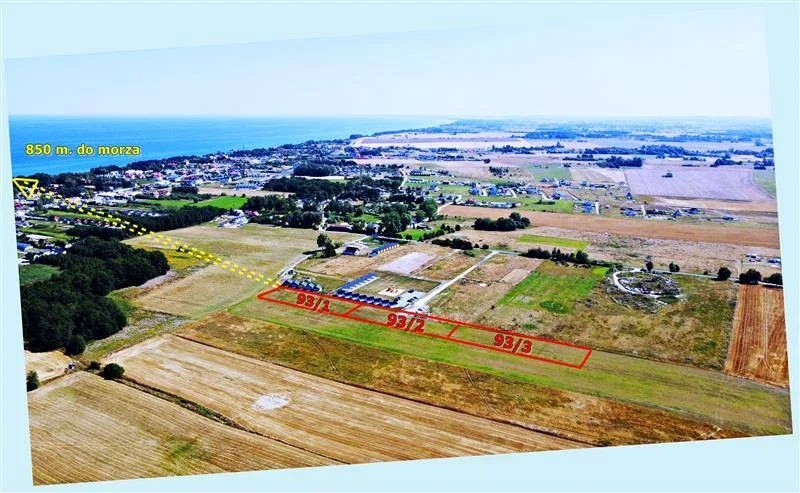 Malowniczo położone działki w Gąskach, Paprotno,Mielno