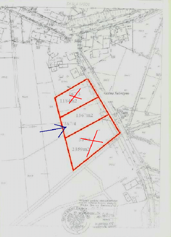 Działka budowlana w Świeszynie