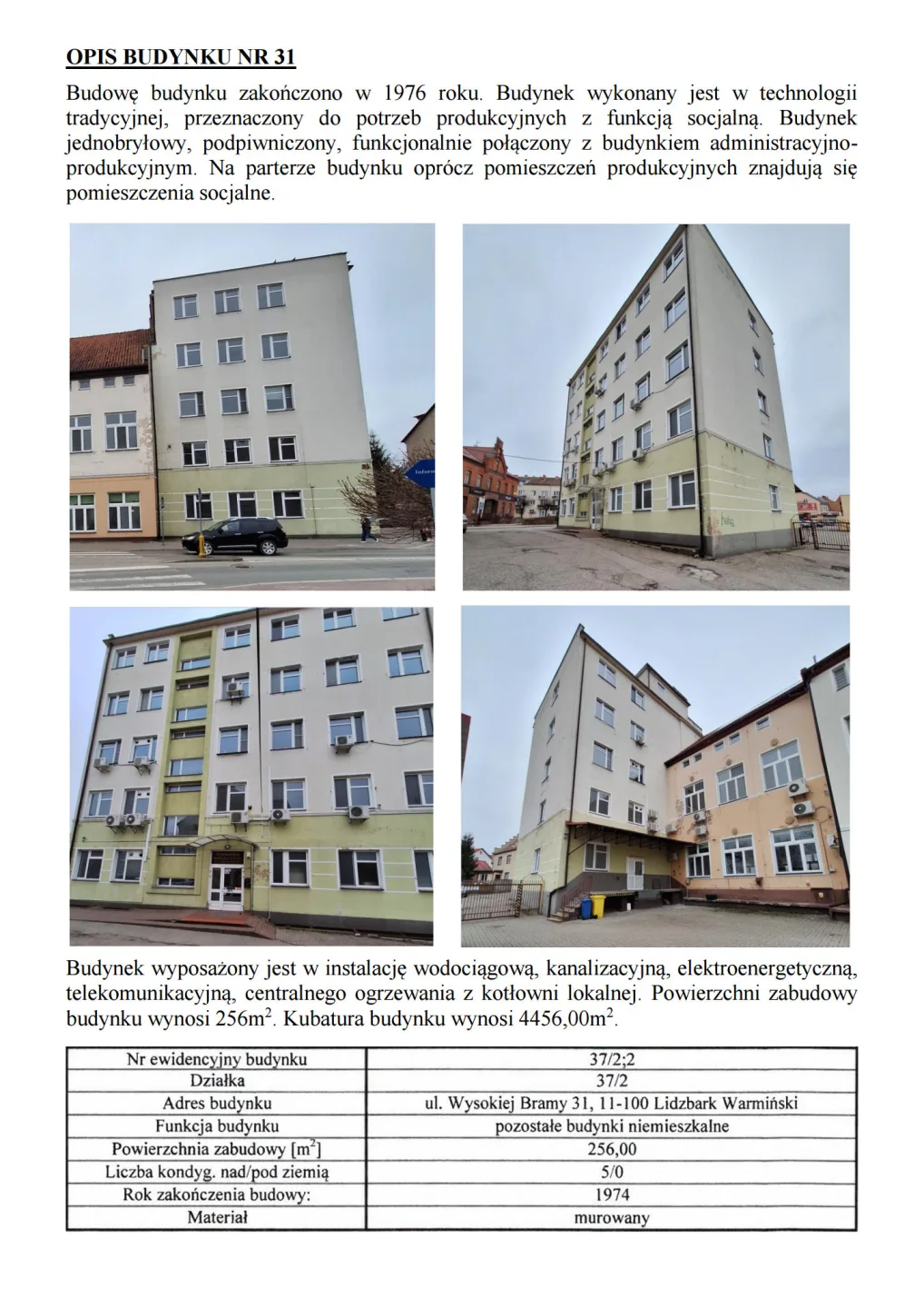 SYNDYK sprzeda budynek przemysłowo-biurowy w Lidzbarku Warmińskim