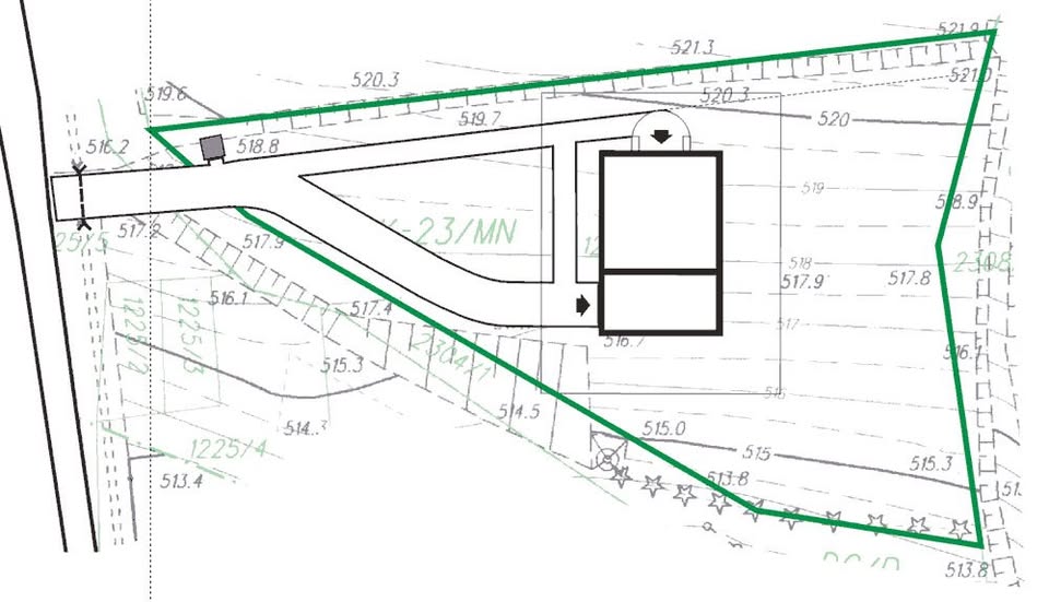 Działka budowlana 11a, blisko natury i szlaków, widokowa, przy drodze asfaltowej