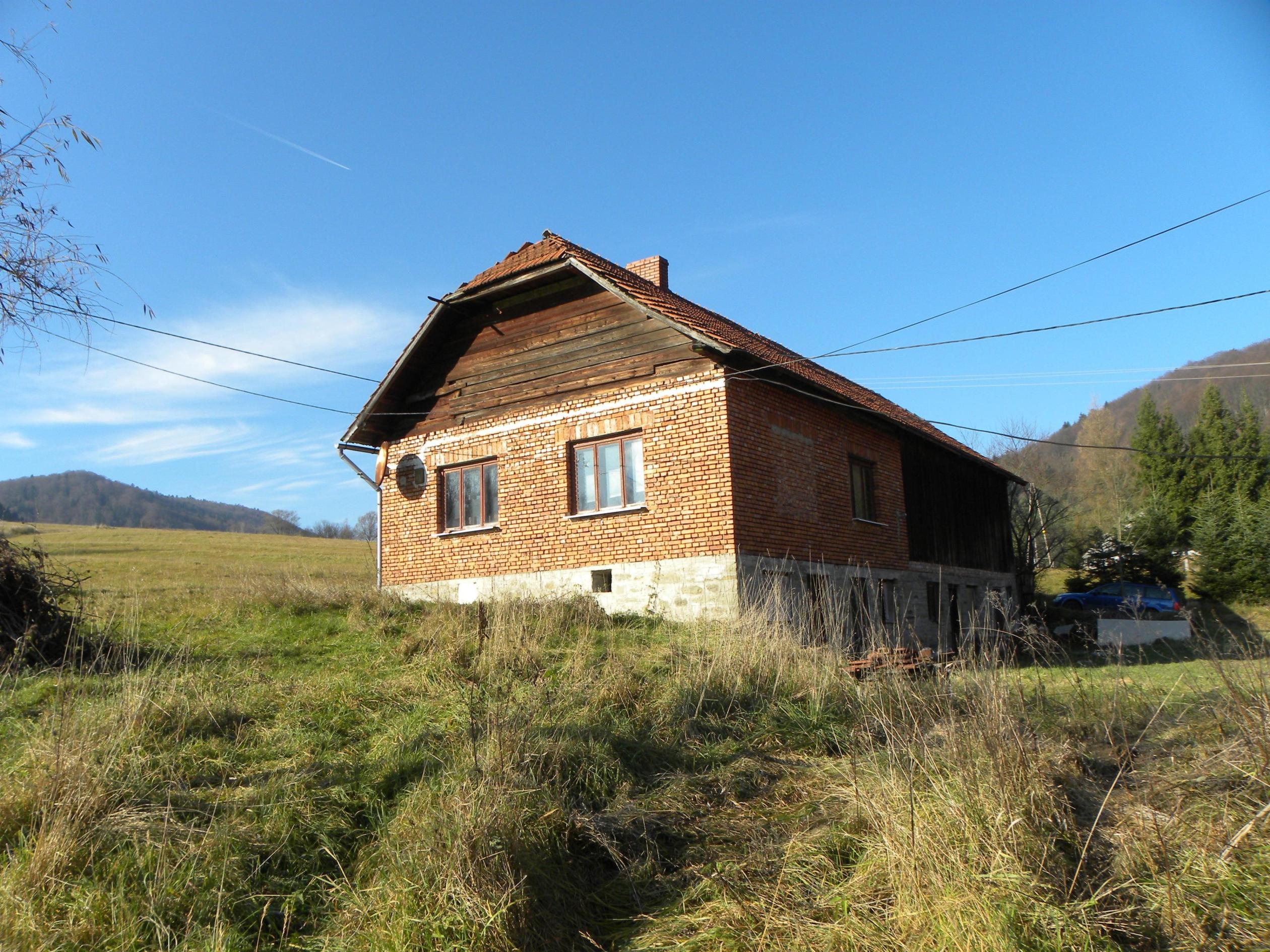 Uście Gorlickie, dom drewniano-murowany 3 pokoje, 641S/2021