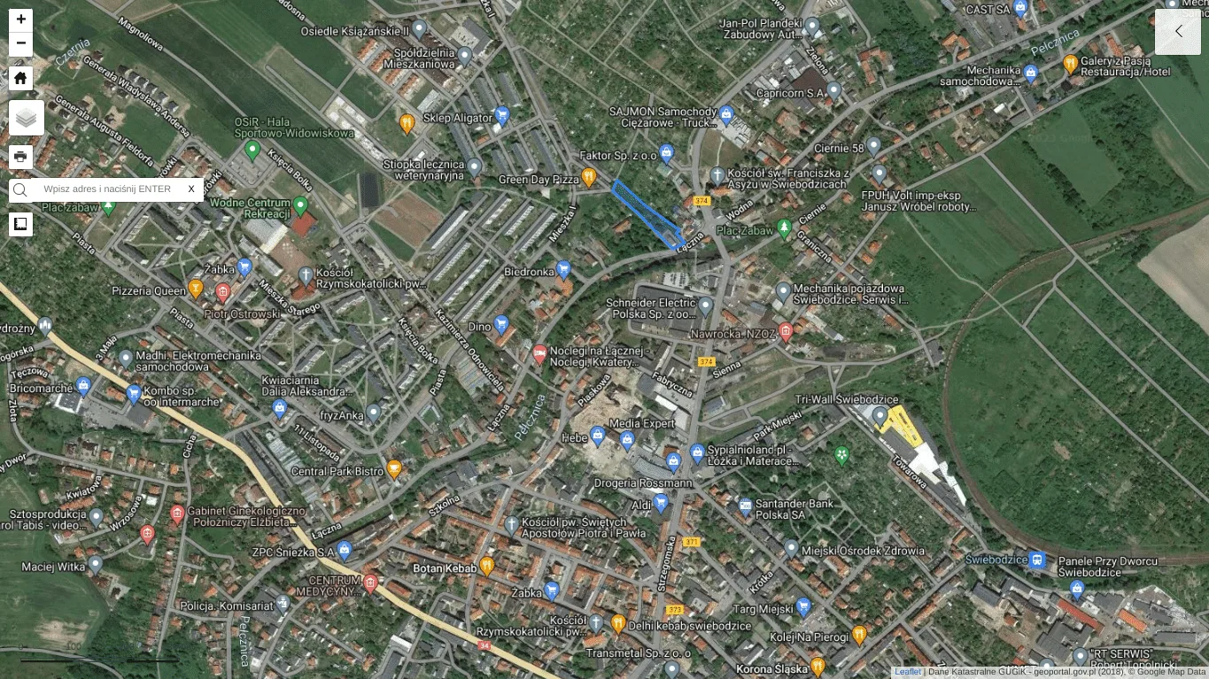 Lokale MIESZKALNO-USŁUGOWE , działka budowlana, ogród