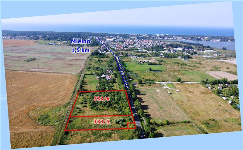 Działka inwestycyjna w Mielnie nr 333/5