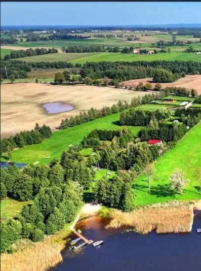 Działka na Mazurach 100m od jeziora z własnym pomostem