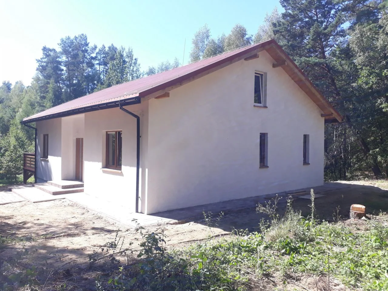 DOM WŚRÓD LASÓW I JEZIOR – MOKINY | 112 m² | DZIAŁKA 3000