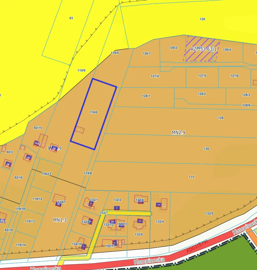 Działka budowlana 3000 m² – Kazuń Bielany