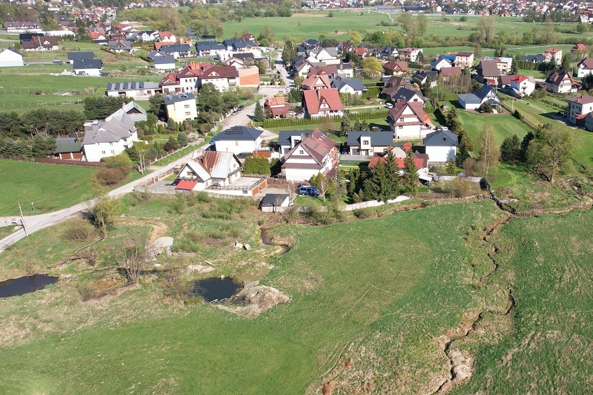 Działka budowlana w Nowym Targu z pozwoleniem na budowę.