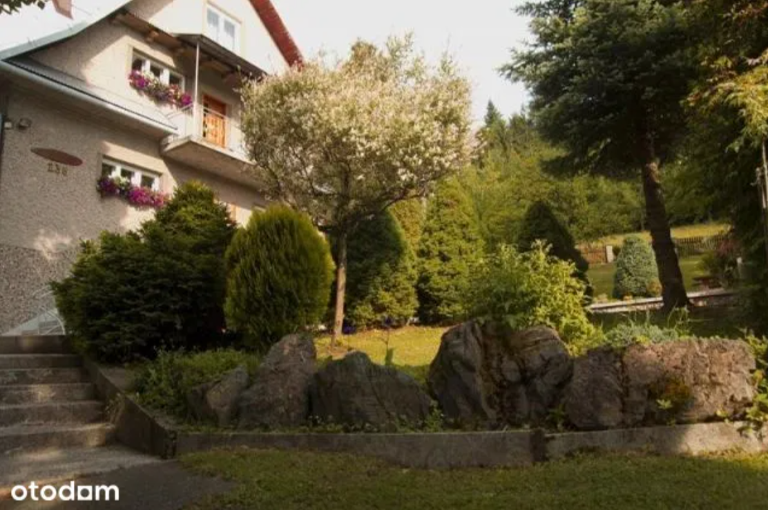 Dom z piękną działką u podnóża Babiej Góry