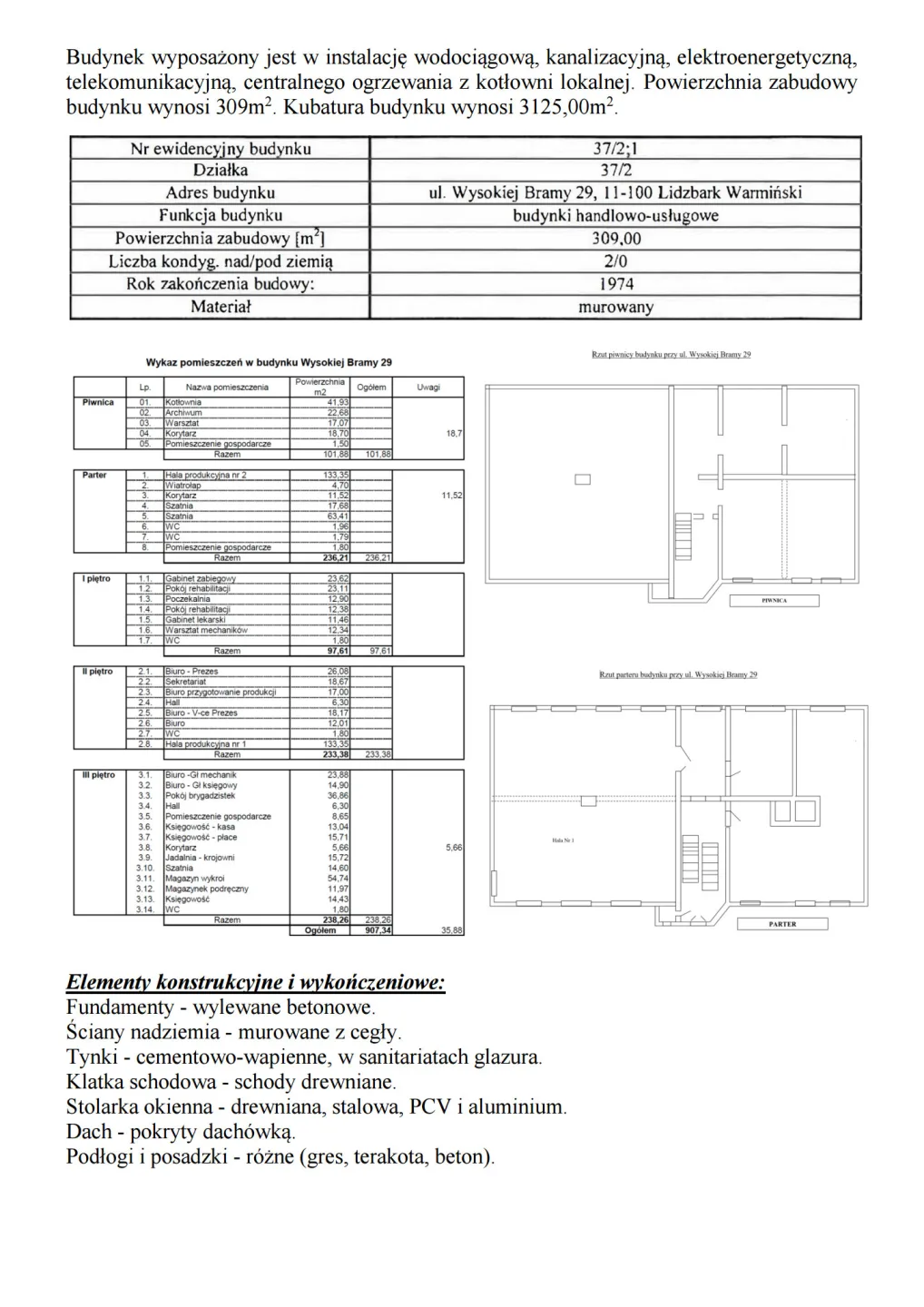 SYNDYK sprzeda budynek przemysłowo-biurowy w Lidzbarku Warmińskim