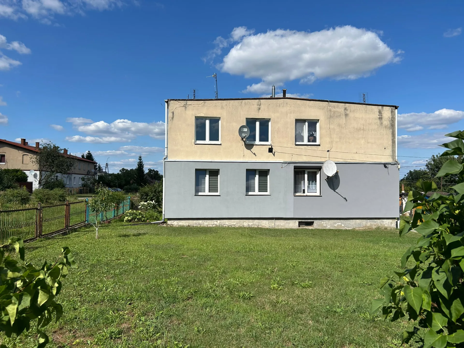 Mieszkanie na sprzedaż – 2 pokoje, piwnica, ogródek - Płotno