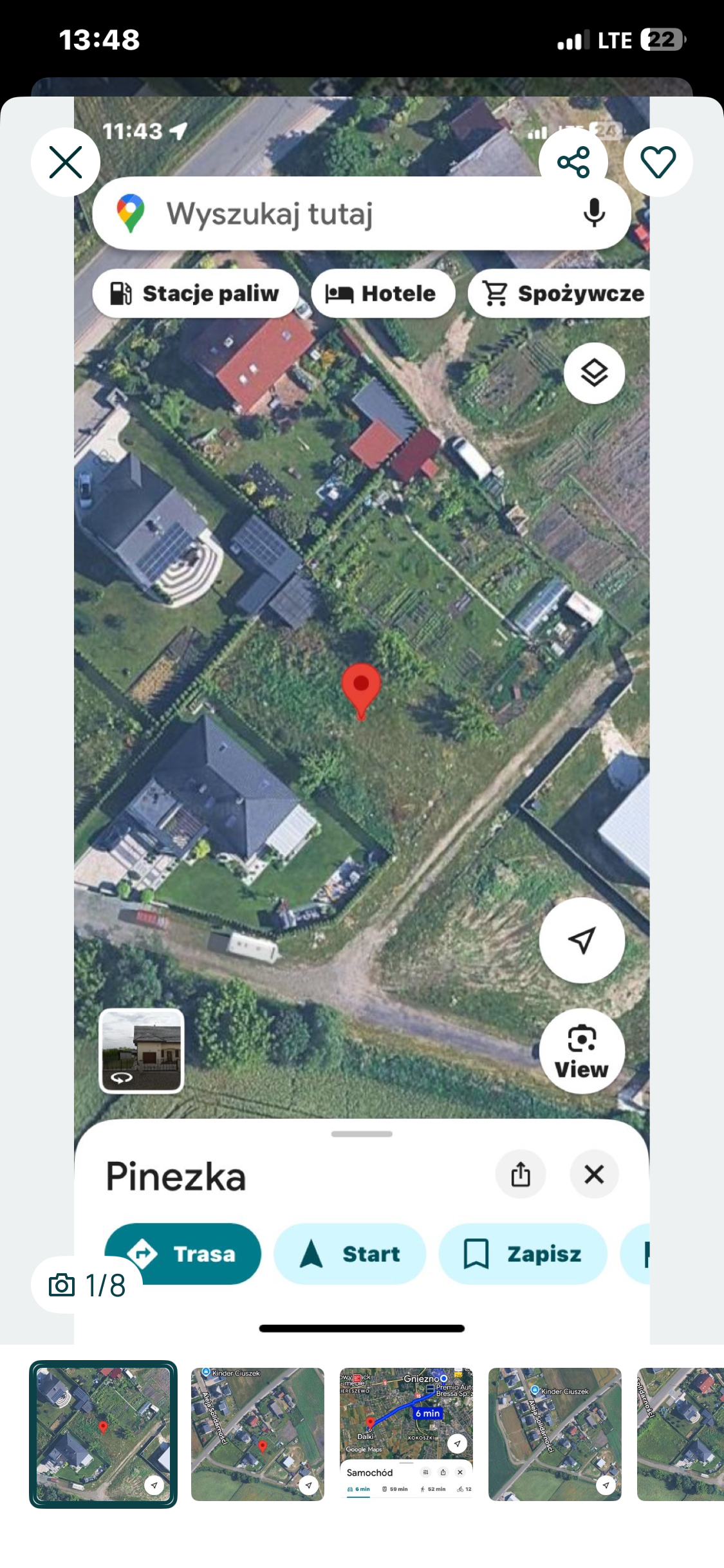 Działka budowlana Dalki