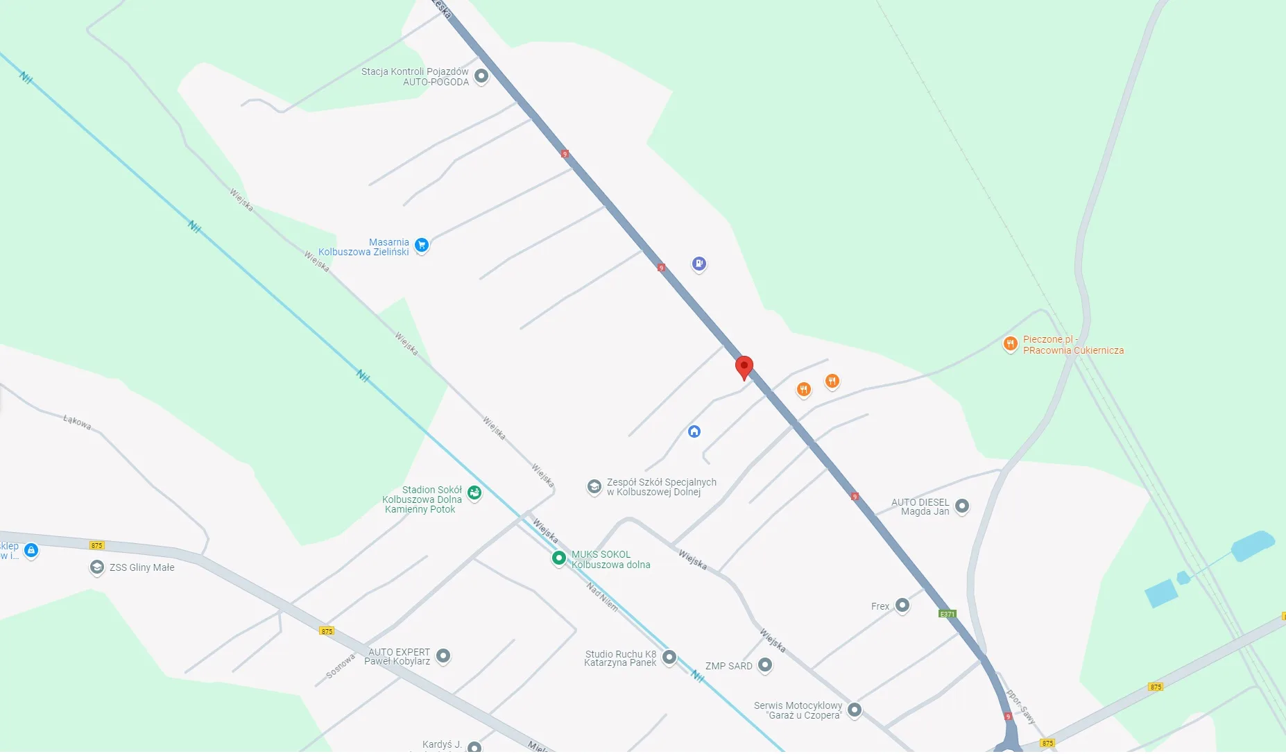 Działka na wynajem pod reklamę/baner przy drodze krajowej