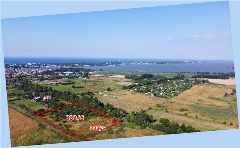 Działka inwestycyjna w Mielnie nr 333/6