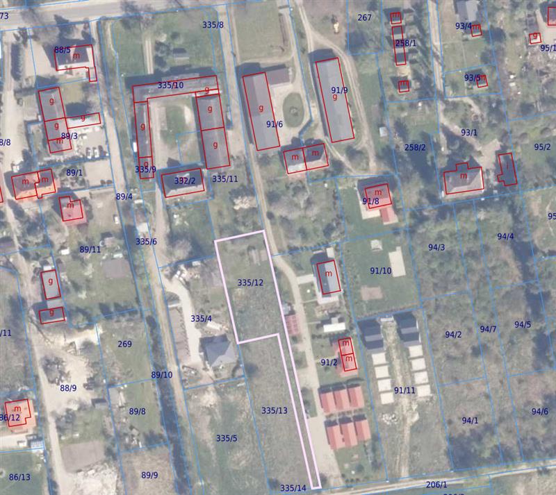 Działka w Mielenku 335/12 między Lipową i Topolową