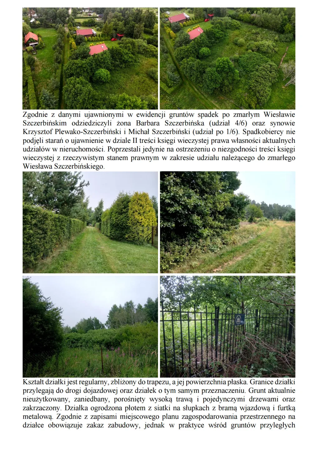 Syndyk sprzeda działkę Ostrowo Kolonia